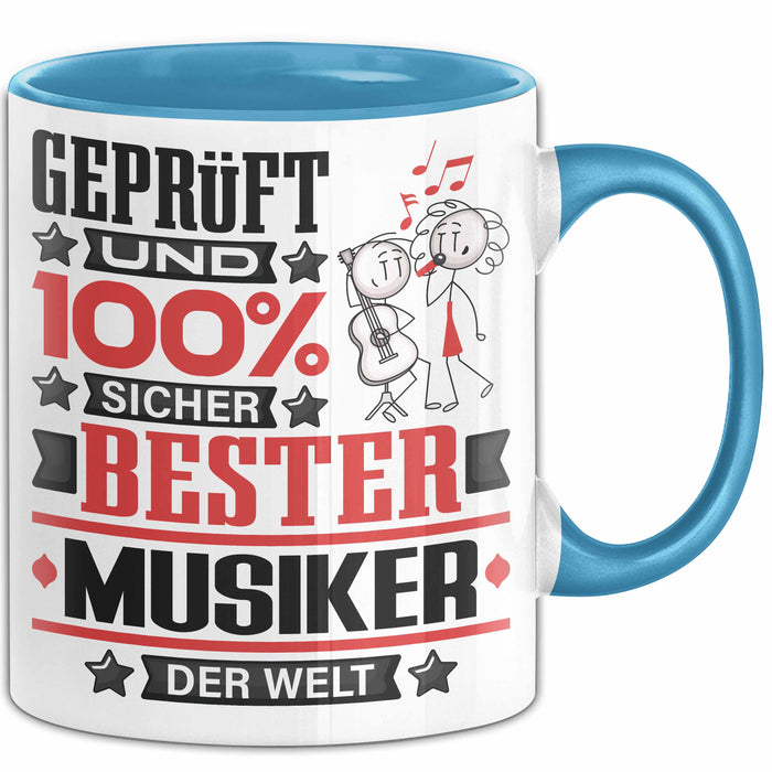 Musiker Geschenk Lustiger Spruch für Musiker Geschenkidee Bester Musiker Der Welt Trendation