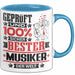 Musiker Geschenk Lustiger Spruch für Musiker Geschenkidee Bester Musiker Der Welt Trendation