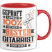 Gitarrist Geschenk Lustiger Spruch für Gitarrist Geschenkidee Bester Gitarrist Der Welt Rot Trendation