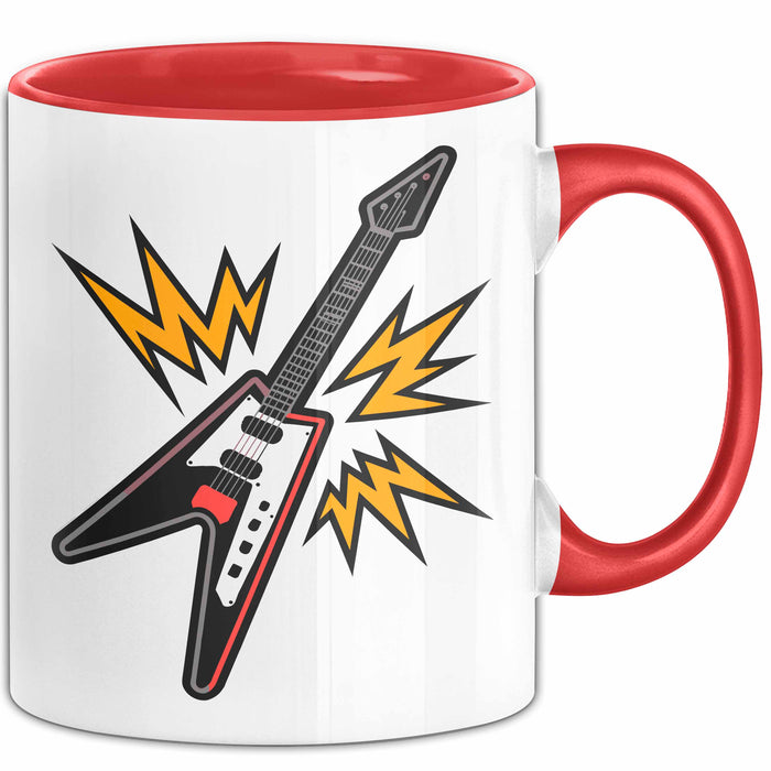 Rockband Fan Tasse Geschenkidee für laute Musikliebhaber Rot Trendation