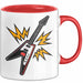 Rockband Fan Tasse Geschenkidee für laute Musikliebhaber Rot Trendation