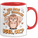 Igel Tier Tasse Geschenk Lustige Geschenkidee Spruch Ich Mag Halt Einfach Igel Ok Rot Trendation