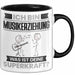 Musikerziehung Tasse Geschenk für Musikerziehung Geburtstag Lustiger Spruch Kaffee-Becher Was Ist Deine Superkraft Schwarz Trendation