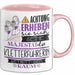 Kletterführerin Tasse Geschenk Lustiger Spruch Bitte Erheben Sie Sich Seine Majestät Die Kletterführerin Betritt Den Raum Rosa Trendation