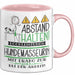 Hundemasseurin Tasse Geschenk Lustig Abstand Halten Hochleistungs-Hundemasseurin Mit Drang Zur Perfektion Bei Der Arbeit Rosa Trendation