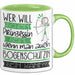 Bogenschützin Tasse Geschenk Spruch Wer Will Schon Prinzessin Sein Wenn Man Auch Bogenschützin Sein Kann Grün Trendation