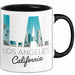 Los Angeles LA Kalifornien USA Tasse Becher Geschenk Lustige Geschenkidee Spruch Trendation