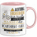 Mountainbike-Guide Tasse Geschenk Lustiger Spruch Bitte Erheben Sie Sich Seine Majestät Die Mountainbike-Guide Betritt Den Raum Rosa Trendation