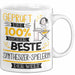 Beste Synthesizer-Spielerin Der Welt Tasse Geschenk für Eine Synthesizer-Spielerin Geprüft Und Sicher Geschenkidee Geburtstag Weihnachten Weiß Trendation