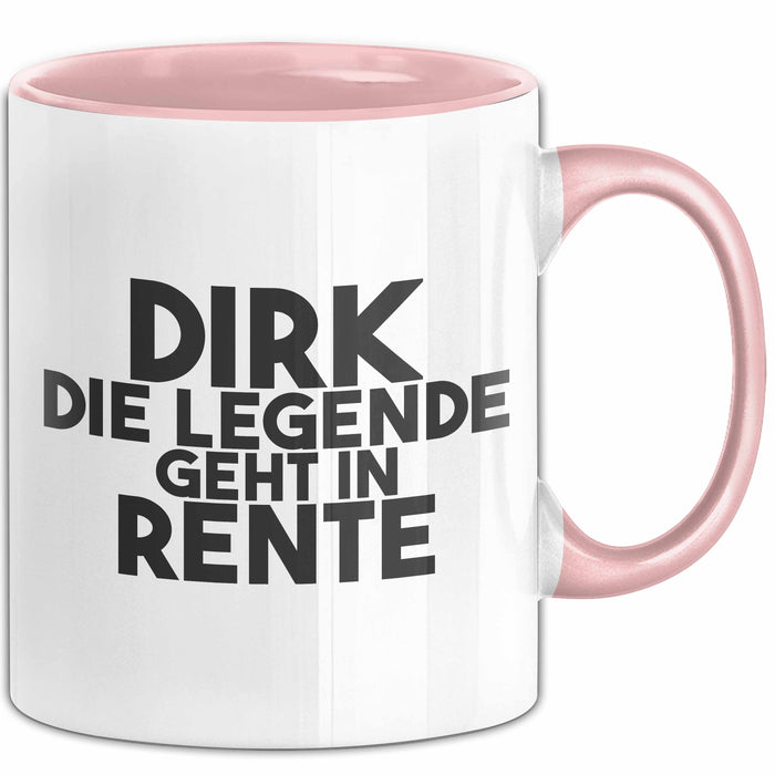 Dirk Tasse Dirk – Die Legende Geht In Rente Geschenk