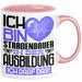 Straßenbauer Ausbildung Tasse Geschenk Ich Bin Straßenbauer In Der Ausbildung Ich Darf Das Geschenkidee Spruch Rosa Trendation