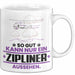 Zipliner Geschenk Tasse So Gut Kann Nur Ein Zipliner Aussehen Geschenkidee Kaffee-Becher Weiß Trendation