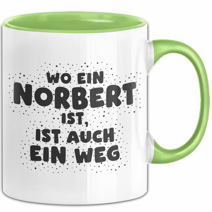 Norbert Tasse Wo Ein Norbert Ist, Ist Auch Ein Weg Geschenk