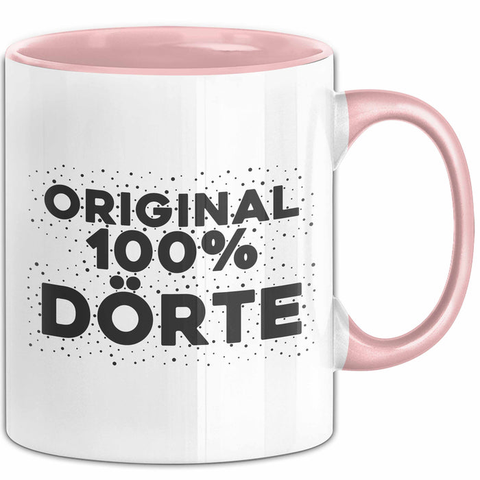 Doerte Tasse Original 100% Doerte Geschenk Rosa Trendation