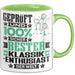 Klassik-Enthusiast Geschenk Lustiger Spruch für Klassik-Enthusiast Geschenkidee Bester Klassik-Enthusiast Der Welt Grün Trendation
