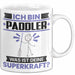 Paddler Tasse Geschenk für Paddler Geburtstag Lustiger Spruch Kaffee-Becher Was Ist Deine Superkraft Weiß Trendation