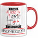 Hiphop-Produzentin Tasse Geschenk Becher Stark Attraktiv Furchtlos Hiphop-Produzentin Lustige Geschenkidee Rot Trendation