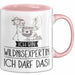Geschenk für Wildnisexpertin Tasse Lustige Geschenkidee Geburtstag Ich Bin Wildnisexpertin Ich Darf Das Rosa Trendation