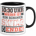 Ski Tasse Geschenk Grafik 10 Uhr 30 Wieder Ist Ein Schöner Skitag Zu Ende Becher Schwarz Trendation