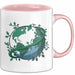 Öko Krieger Tasse Geschenkidee für Grünen Planeten Rosa Trendation