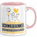 Schwiegeronkel Geschenk Tasse Ich Bin Schwiegeronkel Aber Sag Doch Einfach Superheld Lustige Geschenkdiee für Schwiegeronkel Kaffee-Becher Rosa Trendation