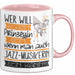 Jazz-Musikerin Tasse Geschenk Spruch Wer Will Schon Prinzessin Sein Wenn Man Auch Jazz-Musikerin Sein Kann Rosa Trendation