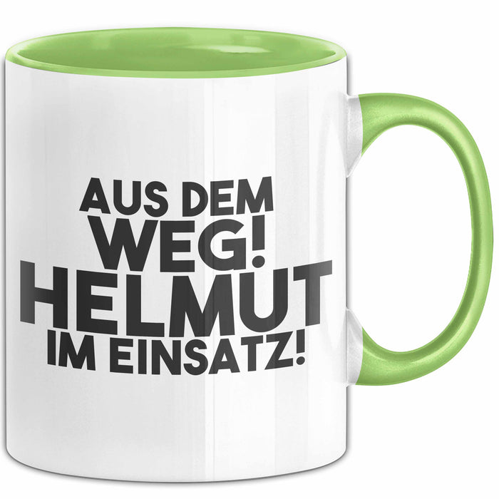 Helmut Tasse Aus Dem Weg! Helmut Im Einsatz! Geschenk