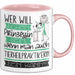 Tierheilpraktikerin Tasse Geschenk Spruch Wer Will Schon Prinzessin Sein Wenn Man Auch Tierheilpraktikerin Sein Kann Rosa Trendation