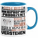 Hiphop-Produzent Geschenk Tasse Geschenkidee für Hiphop-Produzent Geburtstag Lustig Ich Bin Hiphop-Produzent Ich Kann Es Dir Erklären Aber Nicht Für Dich Verstehen Blau Trendation