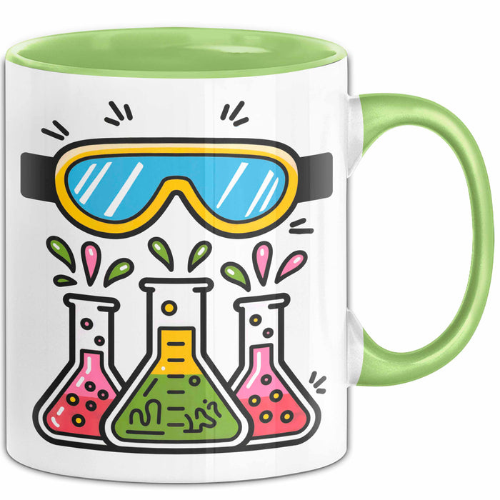 Laborant Tasse Geschenk Lustige Geschenkidee Spruch Für Labor Profis Grün Trendation