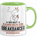 Breakdancer Geschenk Tasse So Gut Kann Nur Ein Breakdancer Aussehen Geschenkidee Kaffee-Becher Grün Trendation