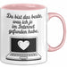 Sarkastischer Sarkasmus Tasse Geschenk Lustige Geschenkidee Spruch Du Bist Das Beste Was Ich Je Im Internet Gefunden Habe Rosa Trendation