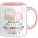 Tee-Liebhaber Tasse Geschenk Ich Kann Tee Verschwinden Lassen Was Ist Deine Superkraft Rosa Trendation