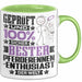 Pferderennen-Enthusiast Geschenk Lustiger Spruch für Pferderennen-Enthusiast Geschenkidee Bester Pferderennen-Enthusiast Der Welt Grün Trendation
