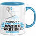 Wasserskifahrer Geschenk Tasse So Gut Kann Nur Ein Wasserskifahrer Aussehen Geschenkidee Kaffee-Becher Blau Trendation
