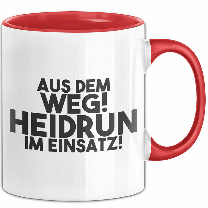 Heidrun Tasse Aus Dem Weg! Heidrun Im Einsatz! Geschenk