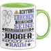 Jogger Geschenk Tasse Lustiger Spruch Erheben Sie Sich Der Jogger Betritt den Raum Grün Trendation