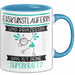Eiskunstläuferin Und Prinzessin Tasse Geschenk Für Eine Eiskunstläuferin Geburtstag Was Ist Deine Superkraft Blau Trendation