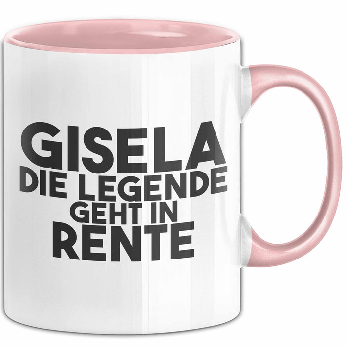 Gisela Tasse Gisela – Die Legende Geht In Rente Geschenk