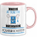 Aquarium-Hobbyistin Tasse Geschenk Becher Stark Attraktiv Furchtlos Aquarium-Hobbyistin Lustige Geschenkidee Rosa Trendation