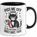 Katzen Tasse Geschenk Duct Duct Tape Geschenkidee Lustig Katze Sarkasmus Schwarz Trendation