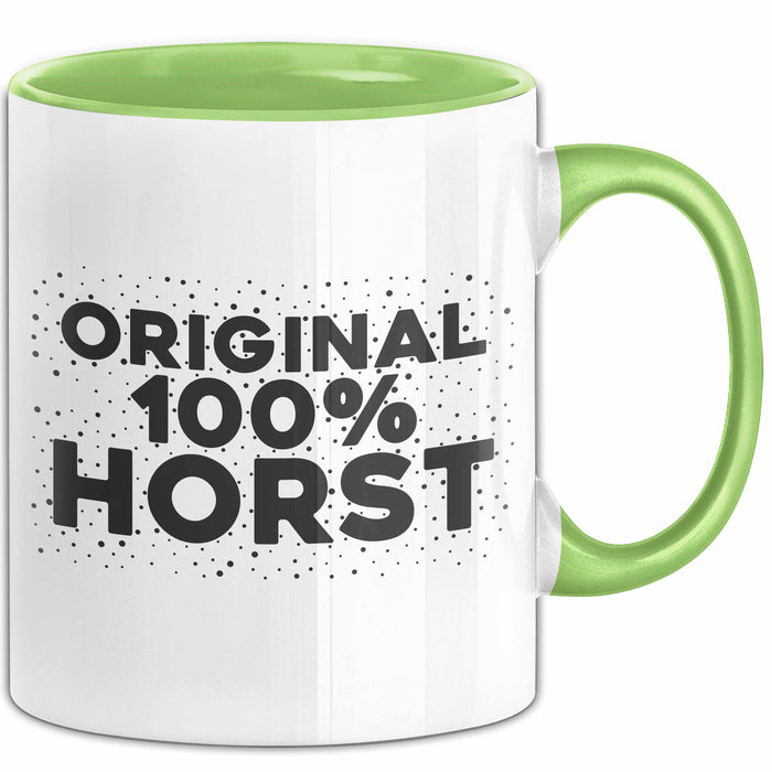 Horst Tasse Original 100% Horst Geschenk Grün Trendation