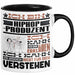 Hiphop-Produzent Geschenk Tasse Geschenkidee für Hiphop-Produzent Geburtstag Lustig Ich Bin Hiphop-Produzent Ich Kann Es Dir Erklären Aber Nicht Für Dich Verstehen Schwarz Trendation