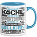 Köche Tasse Geschenk Lustiger Spruch Über Teure Köche Humor Blau Trendation