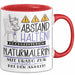 Naturmalerin Tasse Geschenk Lustig Abstand Halten Hochleistungs-Naturmalerin Mit Drang Zur Perfektion Bei Der Arbeit Rot Trendation