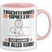 Tischtennisspieler Tasse Geschenk für Tischtennisspieler Der Mann Der Alles Kann Geschenkidee zum Geburtstag Rosa Trendation
