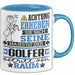 Golfer Geschenk Tasse Lustiger Spruch Erheben Sie Sich Der Golfer Betritt den Raum Blau Trendation