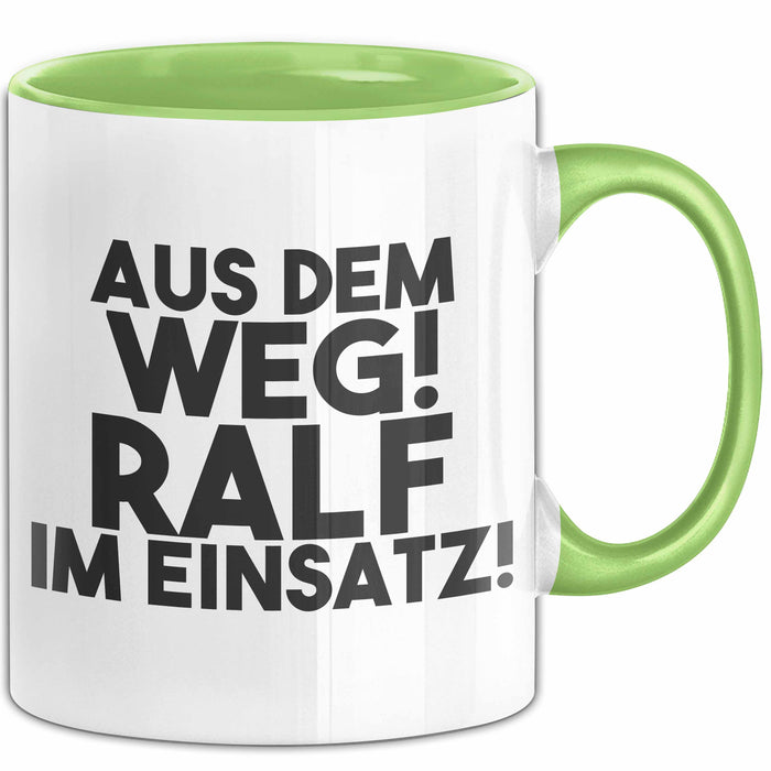 Ralf Tasse Aus Dem Weg! Ralf Im Einsatz! Geschenk