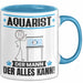 Aquarist Tasse Geschenk für Aquarist Der Mann Der Alles Kann Geschenkidee zum Geburtstag Blau Trendation