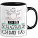 Geschenk für Schlagzeugerin Tasse Lustige Geschenkidee Geburtstag Ich Bin Schlagzeugerin Ich Darf Das Trendation